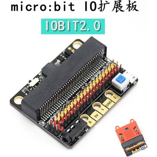 Micro:bit IO expansion board IOBIT V2.0 microbit horizontal adapter board Primary and secondary school entry level