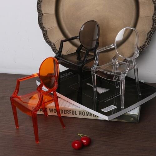 1:6 Dollhouse Furniture Model Peripheral Props Devil Chair Armchair Swivel Chair Doll House Accessories