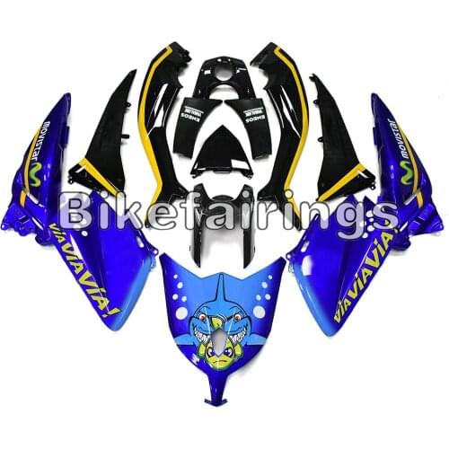 Motorbike Cowlings For Yamaha TMAX530 2012 2013 2014 tmax530 12 13 14 ABS Injection Sportbike Shark Attack Blue Bodywork Kit