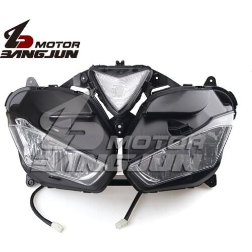 Motorcycle Black Headlight Headlamp Head Lights Lamps Assembly For Yamaha YZF R25 R3 2014-2015-2016