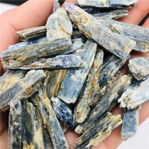 Natural Rough Blue Kyanite Chips Stick Raw Crystal Rockstone Gravel Mineral Specimen Reiki Healing Stones Fish Tank Decor