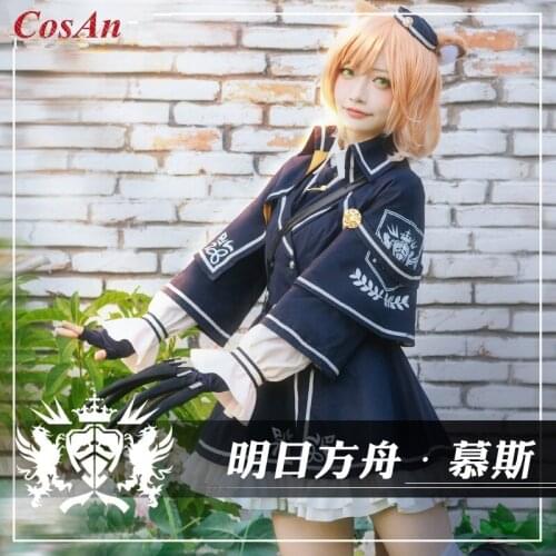 New Arrival Game Arknights Mousse Cosplay Costumes Lovely Cat Dress Full Set Party Role Play Clothing S-XL In Stock