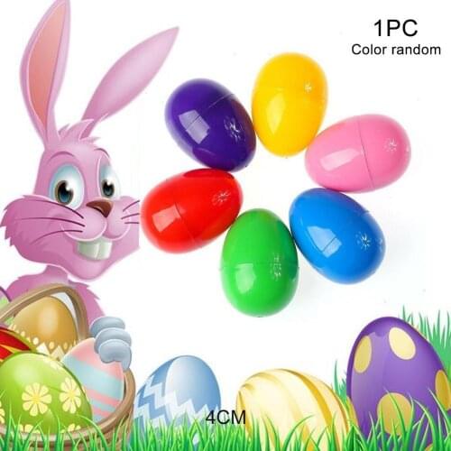Easter Egg Plastic Decorative Opening Gashapon Egg Shell Diy Q2S1