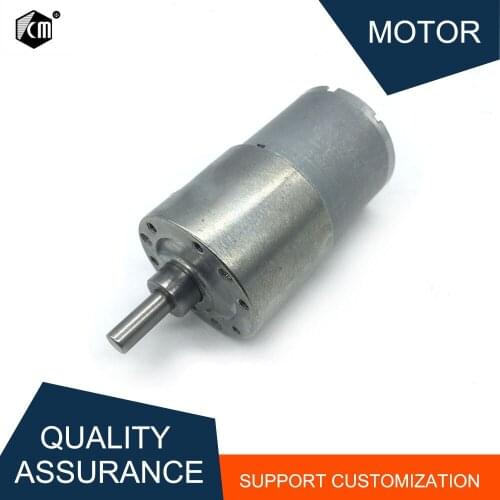JGB37-3530 12 Volt Small DC Gear Motor 24V Gearbox Reversed Metal Gears Toy Intelligent Equipment Mini Electric Motor