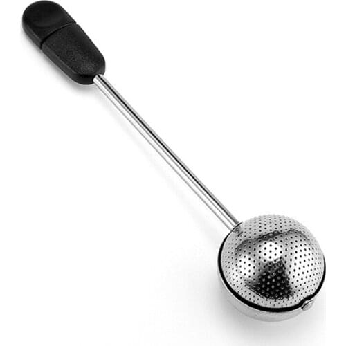 Stainless Steel Fine Mesh Tea Infuser Strainer Mesh Tea Ball Filter Handle Strainer 360 Rotation Infuser Filter