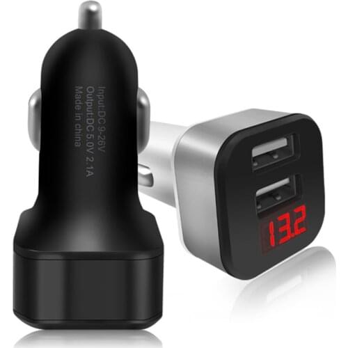 Smart Car Charger 2 USB DUAL Ports Lighter Adapter Mobile Phone Charger For Xiaomi Tablet iPhone Huawei P10 samsung oppo