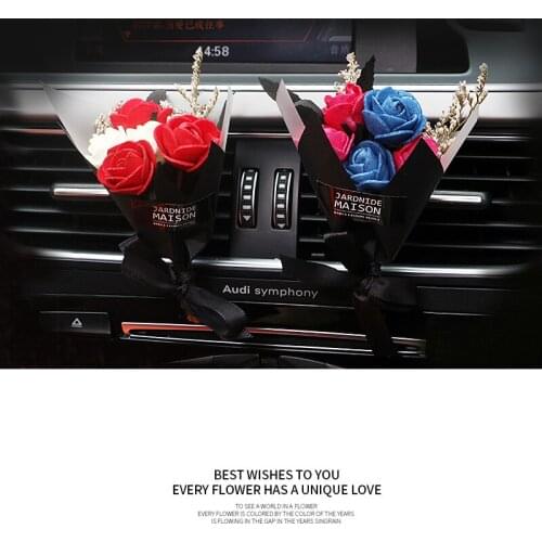 EveryFlower Ornaments Car Vents Perfume Clip Air Freshener Automobile Interior Fragrance Decoration