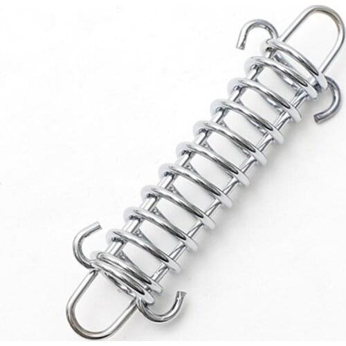 Outdoor Tent Spring Elastic Buckle Stainless Steel Camping Tent Canopy Windproof Rope Buckle Ground Nail Fixing Buckle