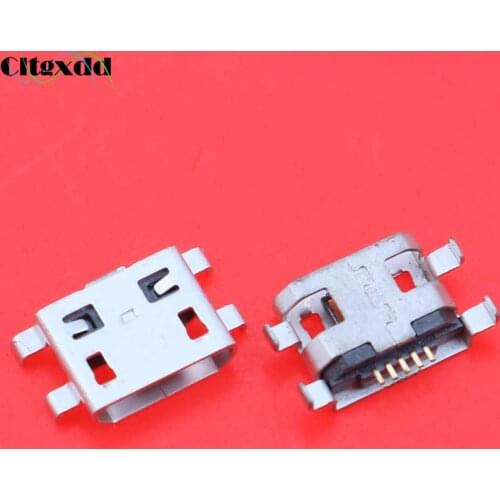 10PCS Micro USB Connector 5Pin B Type Female Jack Socket For Redmi Note 4X Lenovo S6000 Yoga 8 10 Mobile Tablet Repair Tail Plug