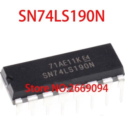 5PCS /10PCS /50PCS /100PCS 74LS190 SN74LS190 HD74LS190P 74LS190P SN74LS190N 74LS190N DIP-16 New original