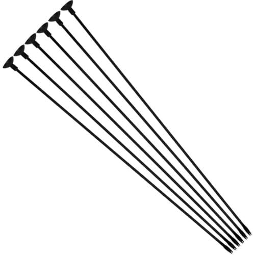 6Pcs 31" Children Hunting Practice Fiberglass Arrows With Sucker Archery Safe Arrow