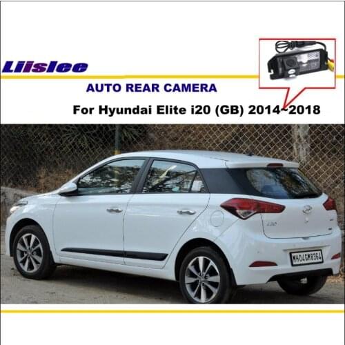 Car Rear View Camera For Hyundai Elite i20 (GB) 2014~2018 / Back Parking Camera / NTST PAL / License Plate Light OEM