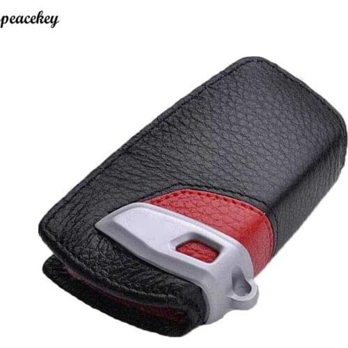 Genuine Leather Key Cover Case For BMW F20 G30 F30 F31 F10 X5 M F25 F31 X4 1 5 4 7 Series For Bmw Car Accessories Key Cover Case
