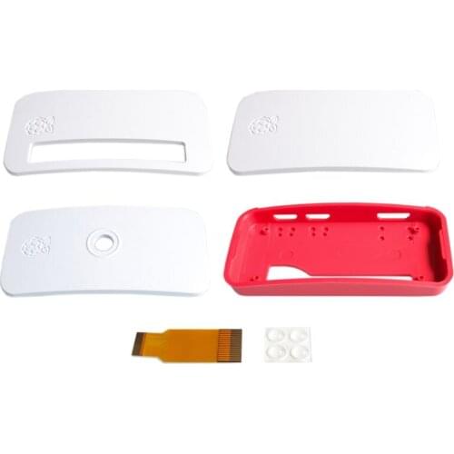 For Official Raspberry Pi Zero Case Zero W Case for Pi Zero and Pi Zero W Box Raspberry Pi 0 with Short Camera Cable Rubber Feet