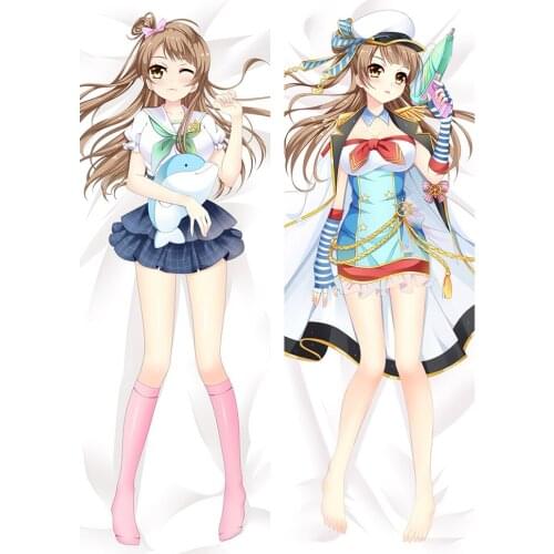 Anime Dakimakura Body School idol project Kousaka Honoka Minami Kotori Pillow Case