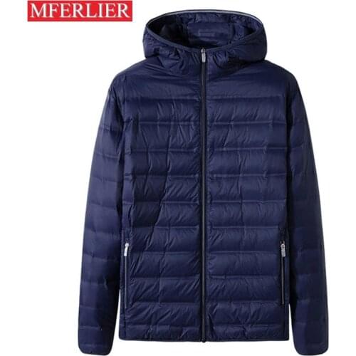 Spring Autumn Men down jackets 5XL 6XL 7XL 8XL Bust 148cm Plus size men jackets