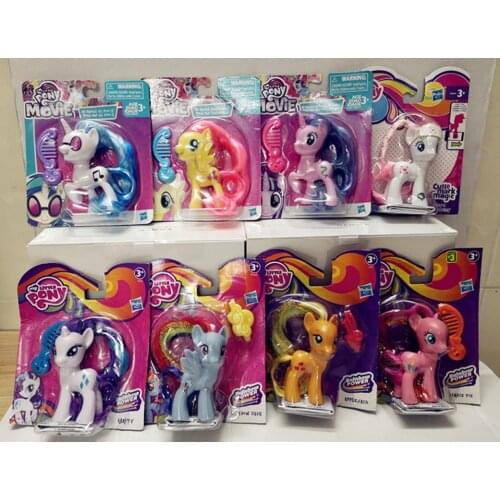 Hasbro Genuine My Little Pony Action Figure Kid Toys Twilight Sparkle Doll Kawaii Model Ornaments Girls Boys Gift