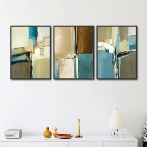 Art Graffiti Color Block Picture Canvas Painting For Living Room Home Wall Art Modern Decor