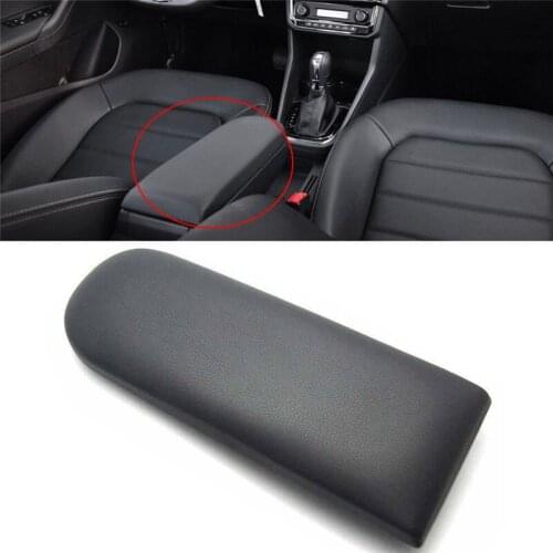 Leather Center Console Armrest Cover Lid Base For Cars