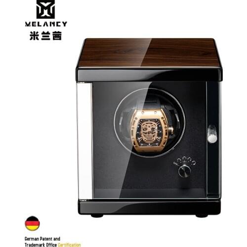 MELANCY New Arrival Watch Winder for Automatic Japanese Mabuchi Mute Motor Watches Storage Display Case Box gift
