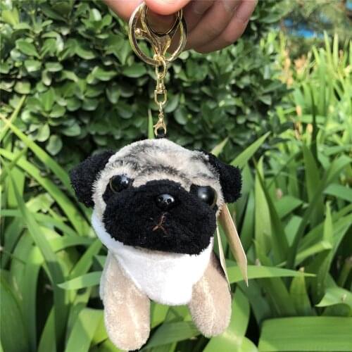 Cute The SharPei turned dog doll plush toy hat dog doll simulation belldog Pug Stuffed animals Toys For Children Christmas Gifts
