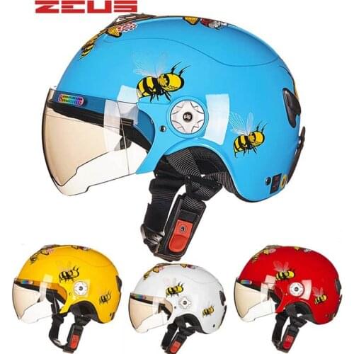 2019 summer New ZEUS children helmet child helmets kids safety cap made of ABS for boy and girl have 5 colors size S and M