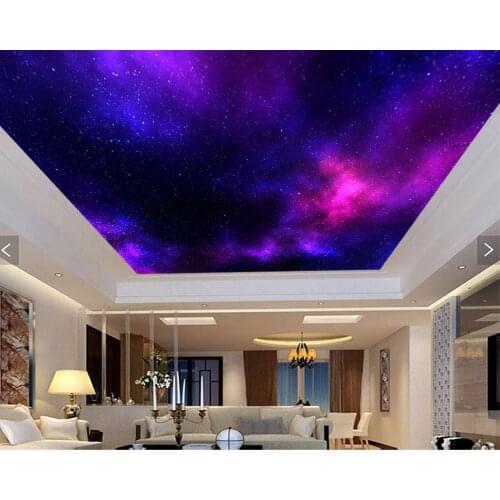 Papel de parede Starry sky galaxy 3d ceiling wallpaper,living room childrens bedroom wall papers home decor bar KTV mural