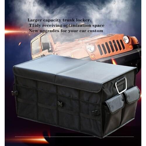 Car Trunk Organizer Multi-use Folding Eco-Friendly large capacity 1680 D Oxford cloth Storage Box Bags Stowing Tidying For Auto