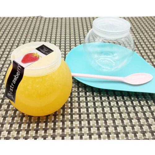 10pcs Transparent disposable pudding jelly plastic cup 160ml mini candy yogurt bottle party favor baking decor cup with lid