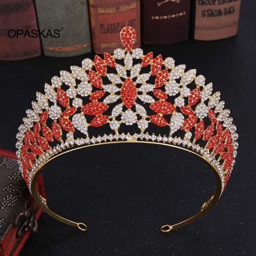 Luxury Sparkling Crystal Bridal Hair Accessories Crown Tiaras Big Diadem Crowns Girls Wedding Party Sliver Design VL