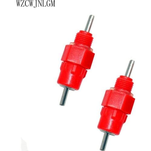 Water Nipple Chicken Feeder Poultry Feed Water Supplier 360 Angle Poultry Supply Chicken Gizzy Pigeon Breeder 100pcs