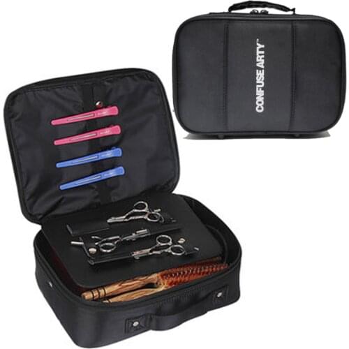 New Barber Tools Bag Portable Leatherette Salon Hairdressing Hair Styling Tools Clipper Comb Scissors Case Storage Bag