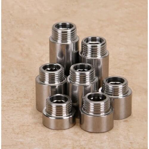 Stainless steel pipe coupler 1/2" Female Male Thread Extension Butt joint adapter for Faucet angle valve plumbing fittings
