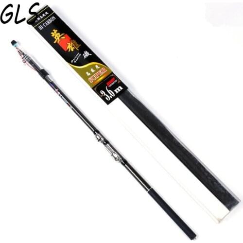 Gift Package Hard Telescopic Fishing Rod 2.7m 3.6M 4.5M 5.4M 3.0M 6.3M Spinning Fishing Rod Telescopic Rock Fishing Rod