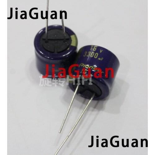 10pcs NEW NIPPON PIONEER 16V3300UF 18X16MM NCC electrolytic Capacitor 3300UF 16V CHEMI-CON 16V 3300UF