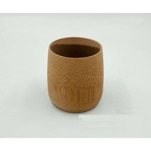 100pcs Carbonized Bamboo Cup Kung Fu Tea Accessories Handmade Natural Retro Styling Crafts Tea Cups lin5065