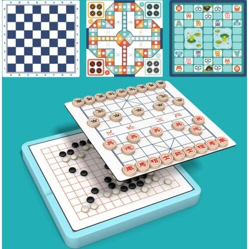 27 IN 1 Multi Function In Flying Checkers Five Finger Chess Fighting Chess Tabletop Game Childrens Educational Toys For Kids