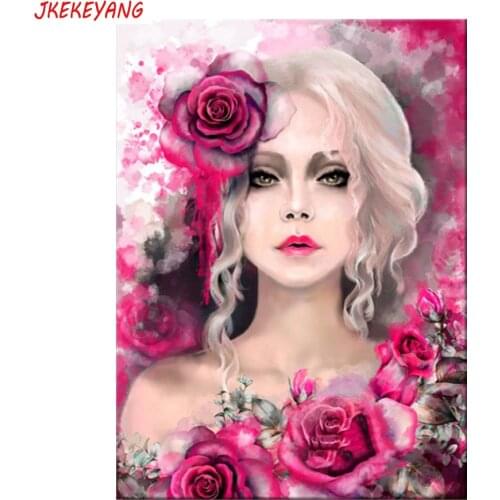 5D DIY square/round Diamond painting beauty Cross Stitch Diamond Embroidery Pattern Rhinestone J1825