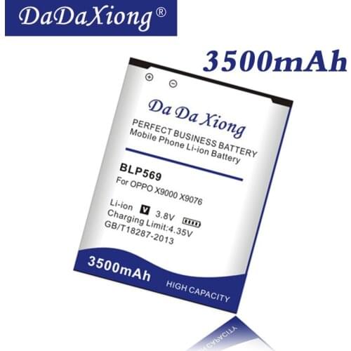 Da Da Xiong 3500mAh BLP569 Battery for OPPO Find 7 Find 7a X9000 X9006 LTE X9007 X9076 X9077 Cell Phone Battery