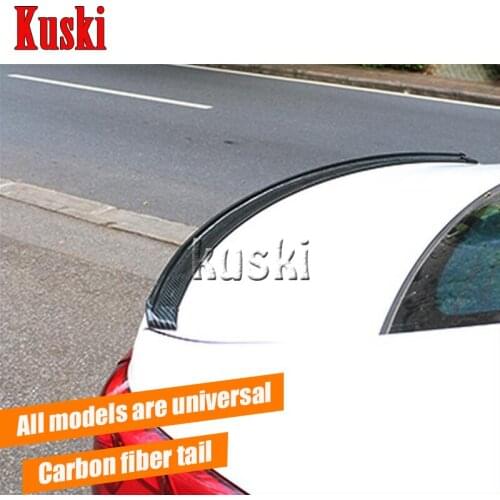 Car Carbon Fiber Rear Spoiler Wing for Peugeot 307 206 308 407 207 2008 3008 508 406 208 For Citroen C4 C5 C3 C2 Accessories