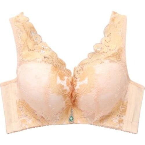 New Sexy Women Plus Size Underwear 75 80 85 90 95 Full Cup Gather Shufu Paragraph Bra Brass B C D Cup Free Accessories Sujetador