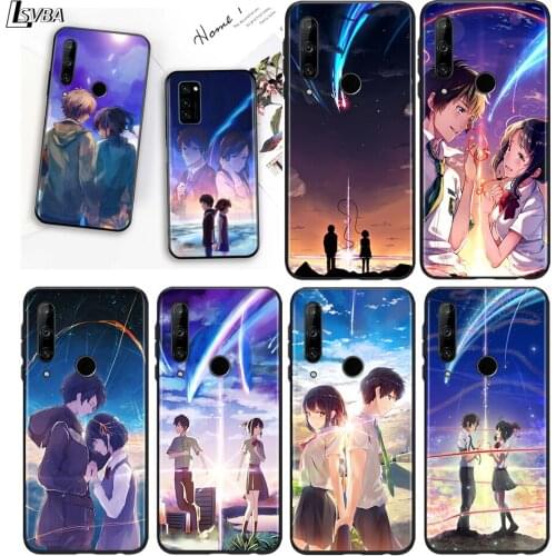 Your Name Love You for Honor 30S 30i 30 View V 20 Pro 5G 20S 20E 10X 10 10i 9N 9C 9S 9X Lite Black Phone Case