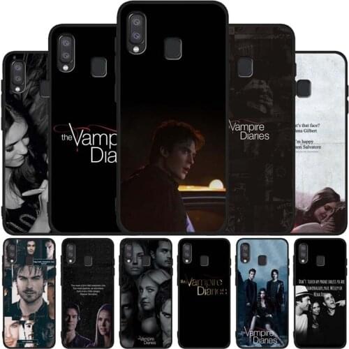 The vampire diaries black soft phone Case For Samsung A10 20 30 40 50 30S 50S 60 70 M10 M30S M40 A31 51 71 A20E A10E A21S