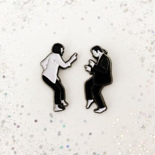 Pulp Fiction Enamel Pin Set Lapel Pins Badge