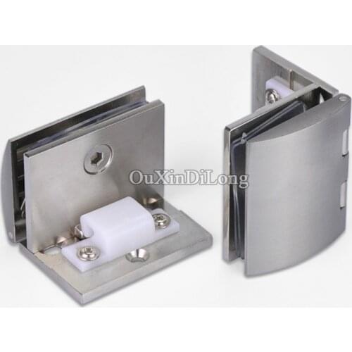 Hotsale 4PCS Glass Cabinet Door Hinges Wine/Display Cabinet Door Hinges for Cabinet Cupboard Glass Clamps Opening Diameter 12mm