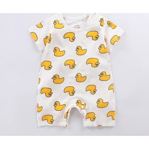 Summer Newborn Baby Clothes pure cotton Rompers Kids Baby Girl Jumpsuit Cute Cartoon Animals Toddler Costume Baby Clothes