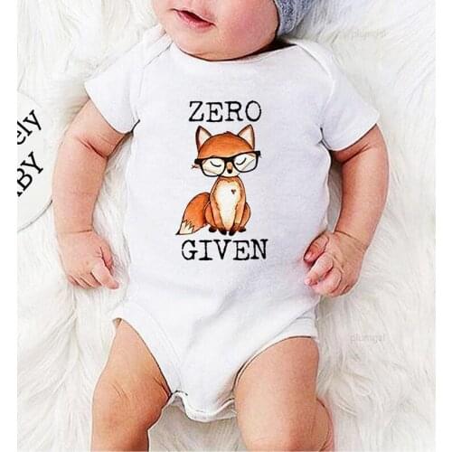 Cute Fox Printed Children Jumpsuits Kids Clothing New Born Baby Boy Clothes Girl Infant Romper Toddler Costume Girls Outfits