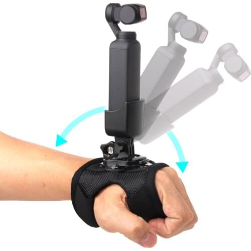 Hand Wrist Strap Mount DJI OSMO Pocket Gimbal Camera Wristband Holder Adapter for GoPro for YI EKEN Insta360 One X for Cycling