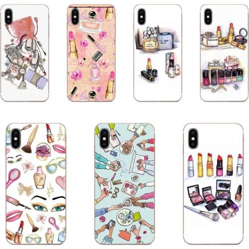 Makeup Perfume Lipstick Make Up For LG G7 ThinQ G5 G6 K50 K40 K8 Q7 Q60 V40 V30 V20 V10 2018 Power 2 3Q Stylus Soft Mobile Phone
