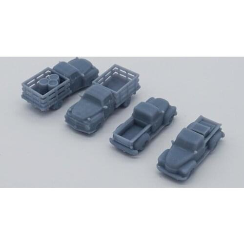 Outland Models Model Railroad Scenery Classic Pick-up Truck Set w Goods Scale N